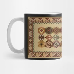 Navajo Pattern Tribal Ethnic Hand Drawn Mug